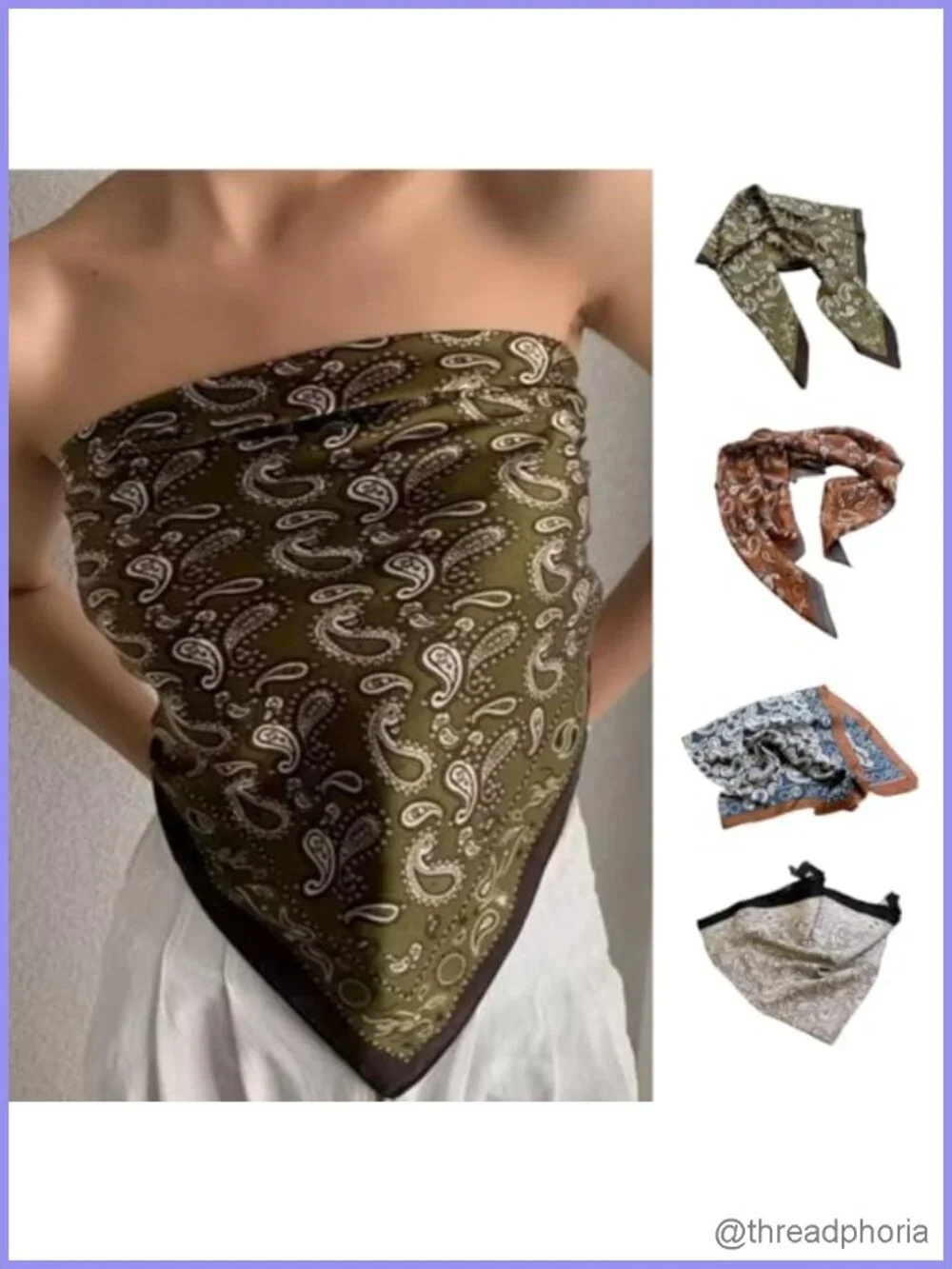 4 Pack 27x27 Inch Silk Feeling Satin Square Scarf Hair Neck Bandana